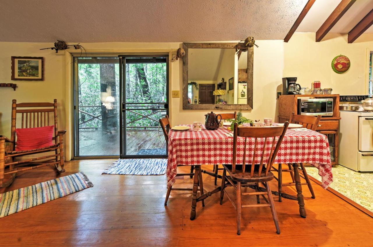 Serene Creekside Cottage Near Asheville Fire Pit Candler Eksteriør billede